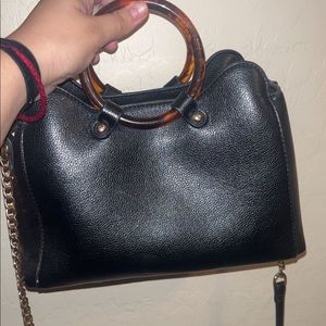 Black crossbody purse